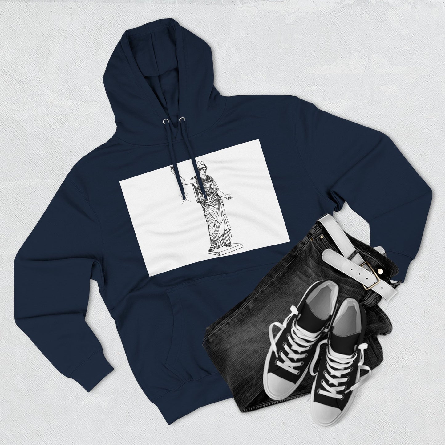 Artistic Fleece Hoodie - Cozy Streetwear for Creative Souls | Gift for Artists, Fashion Lovers, Stylish Comfort
