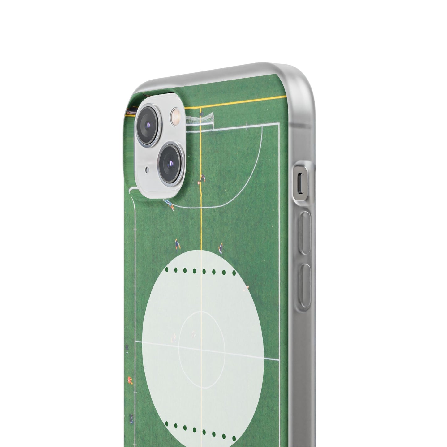 Soccer Field Phone Cases, Sporty Flexi Cases for Sports Lovers, Gift for Athletes, Unique Phone Cover, Perfect for Game Day