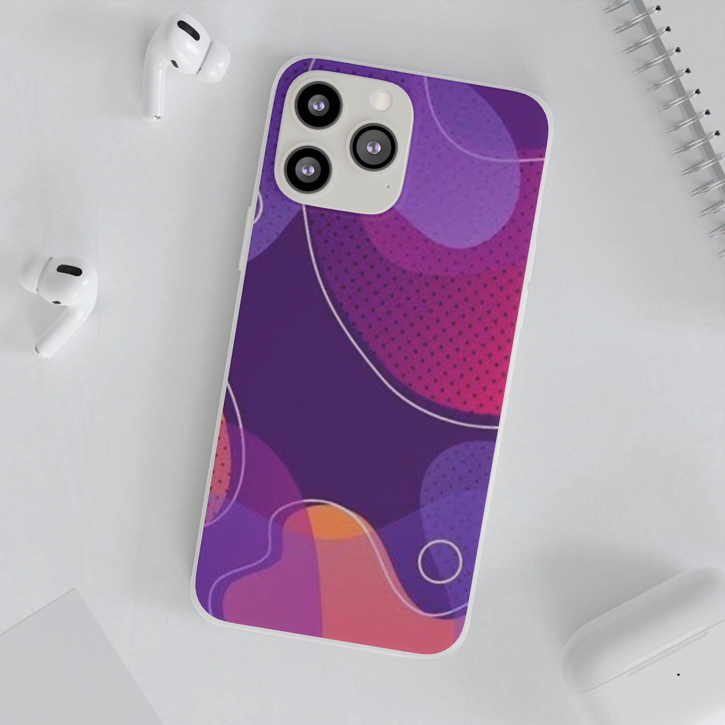 Colorful Abstract Phone Case, Trendy Smartphone Cover, Vibrant Phone Accessory, Gift for Her, Modern Trendy Design