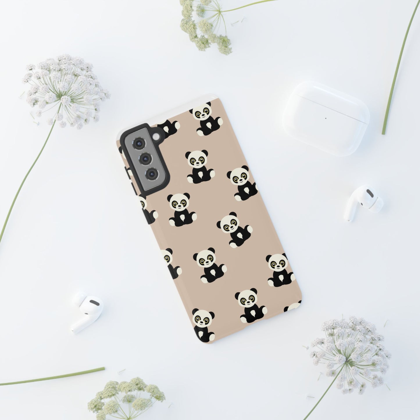 Panda Phone Case, Cute Phone Cover, Animal Print Case, Tough Phone Protector, Gift for Animal Lovers, Kawaii Aesthetic