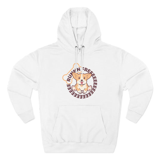 Cute Corgi Hoodie with Fun Text, Cozy Sweatshirt for Dog Lovers, Perfect Gift for Birthdays and Holidays, Fleece Sweatshirt