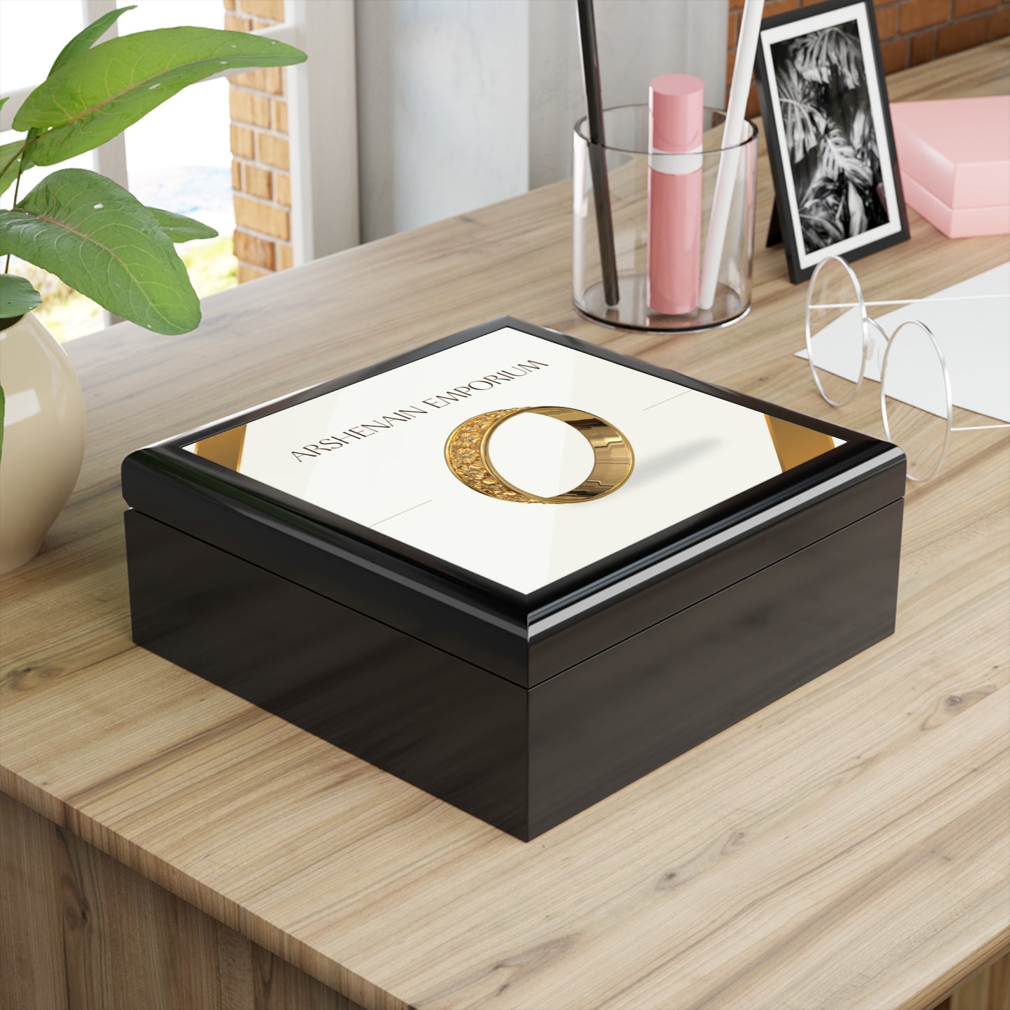 Elegant Jewelry Box, Ring Organizer, Gift for Her, Keepsake Storage, Wedding or Anniversary Gift, Personalized Jewelry Case