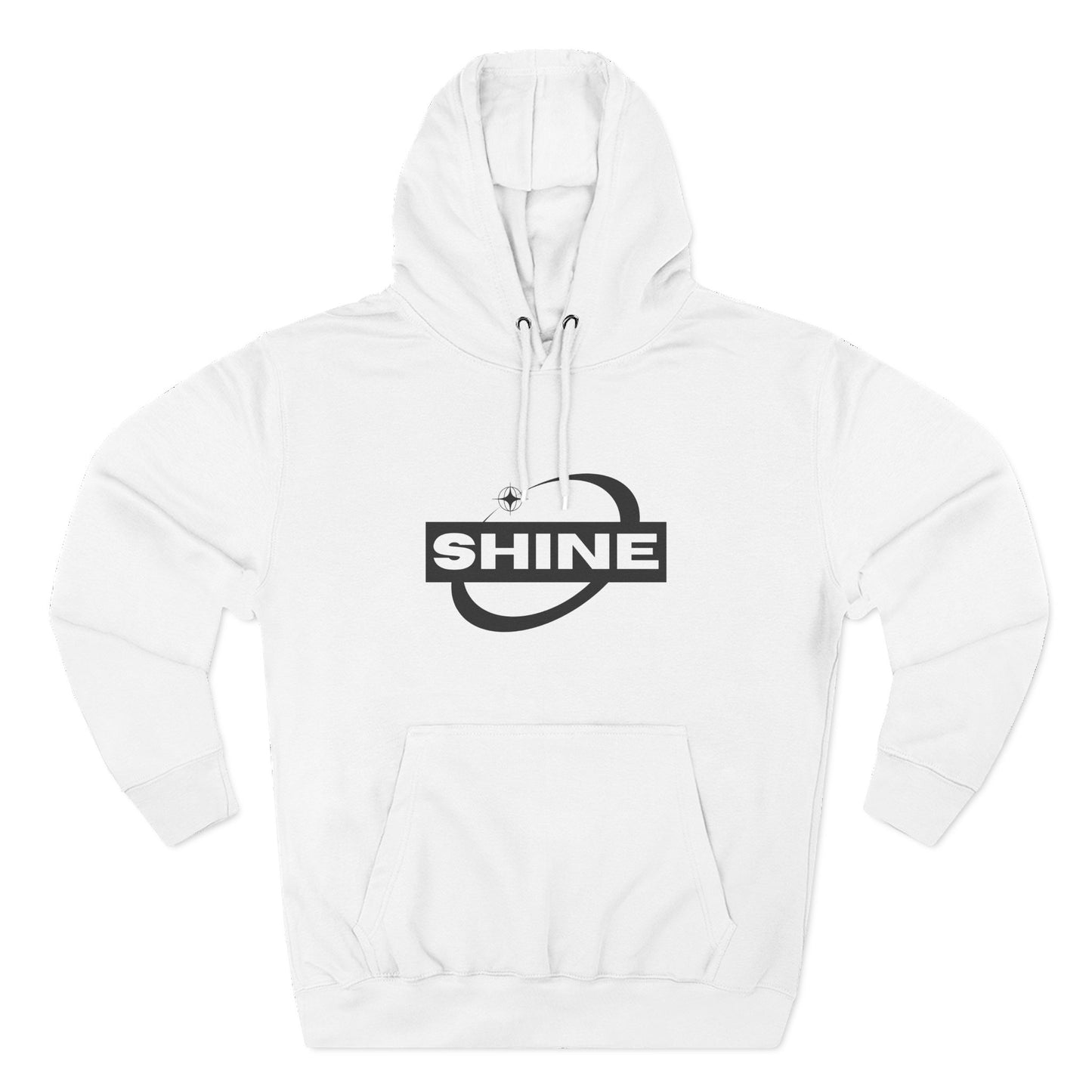 Shine & Aspire Fleece Hoodie - Cozy Sweatshirt for Inspiration, Perfect for Gifts, Winter Wear, Motivational Apparel, Casual Style
