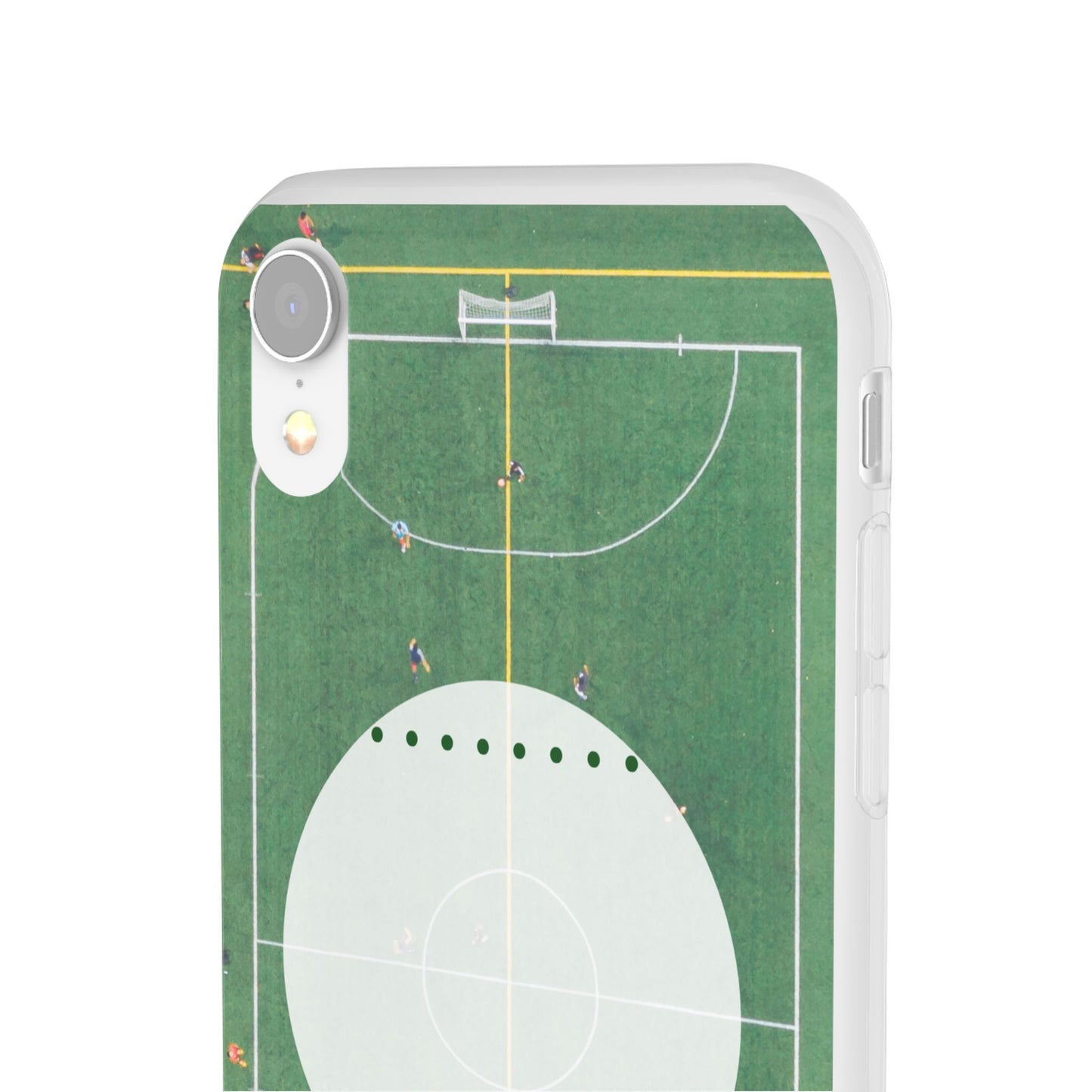 Soccer Field Phone Cases, Sporty Flexi Cases for Sports Lovers, Gift for Athletes, Unique Phone Cover, Perfect for Game Day