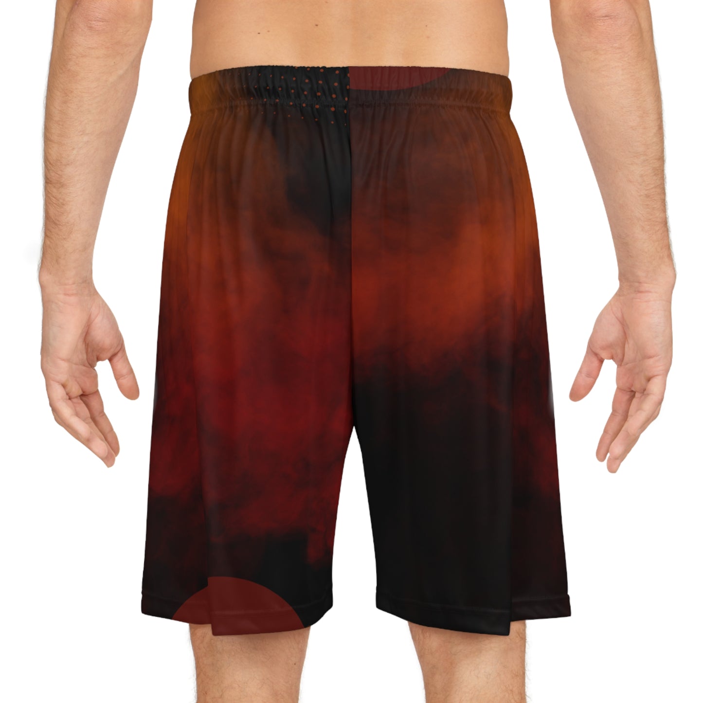Sunset Cola Ombre Basketball Shorts - Stylish Athletic Wear for Game Days, Summer Sports, Beach Trips, Casual Relaxation, and Everyday Comfort