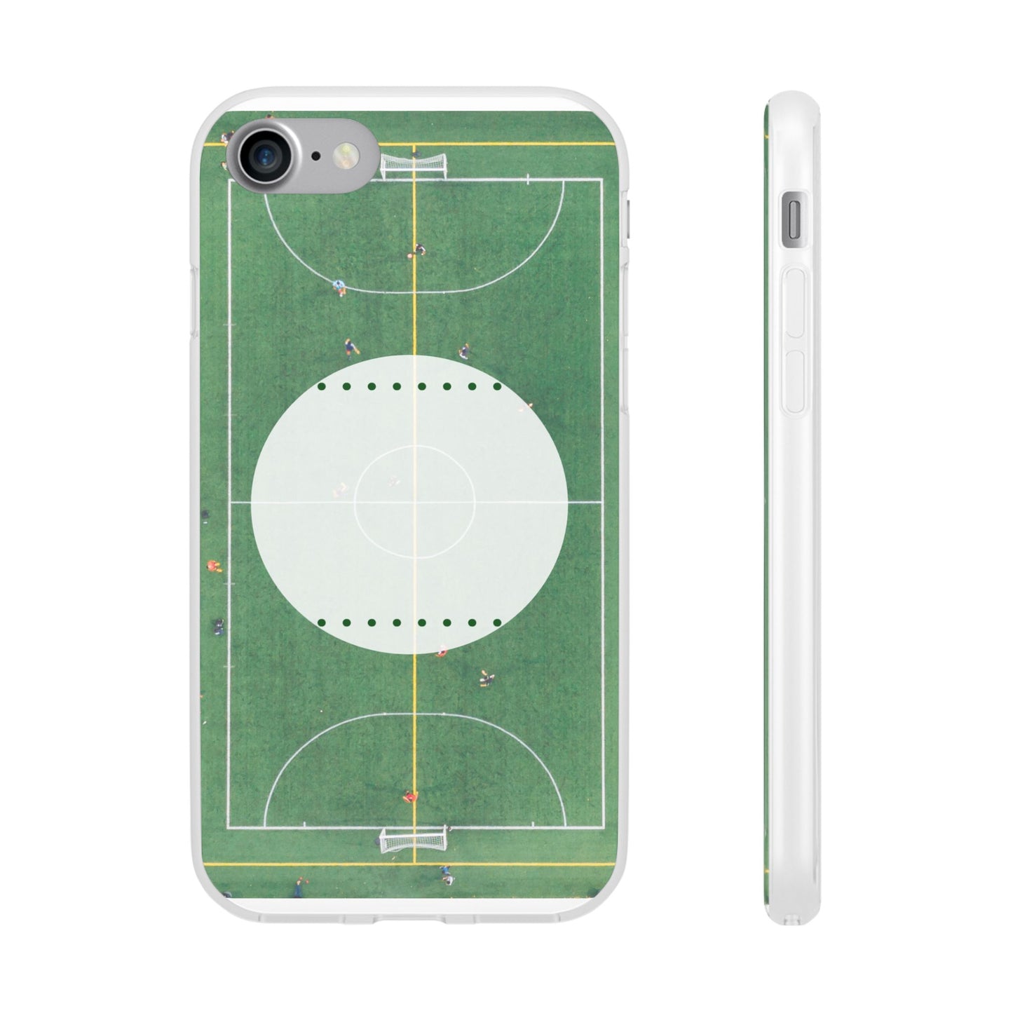 Soccer Field Phone Cases, Sporty Flexi Cases for Sports Lovers, Gift for Athletes, Unique Phone Cover, Perfect for Game Day