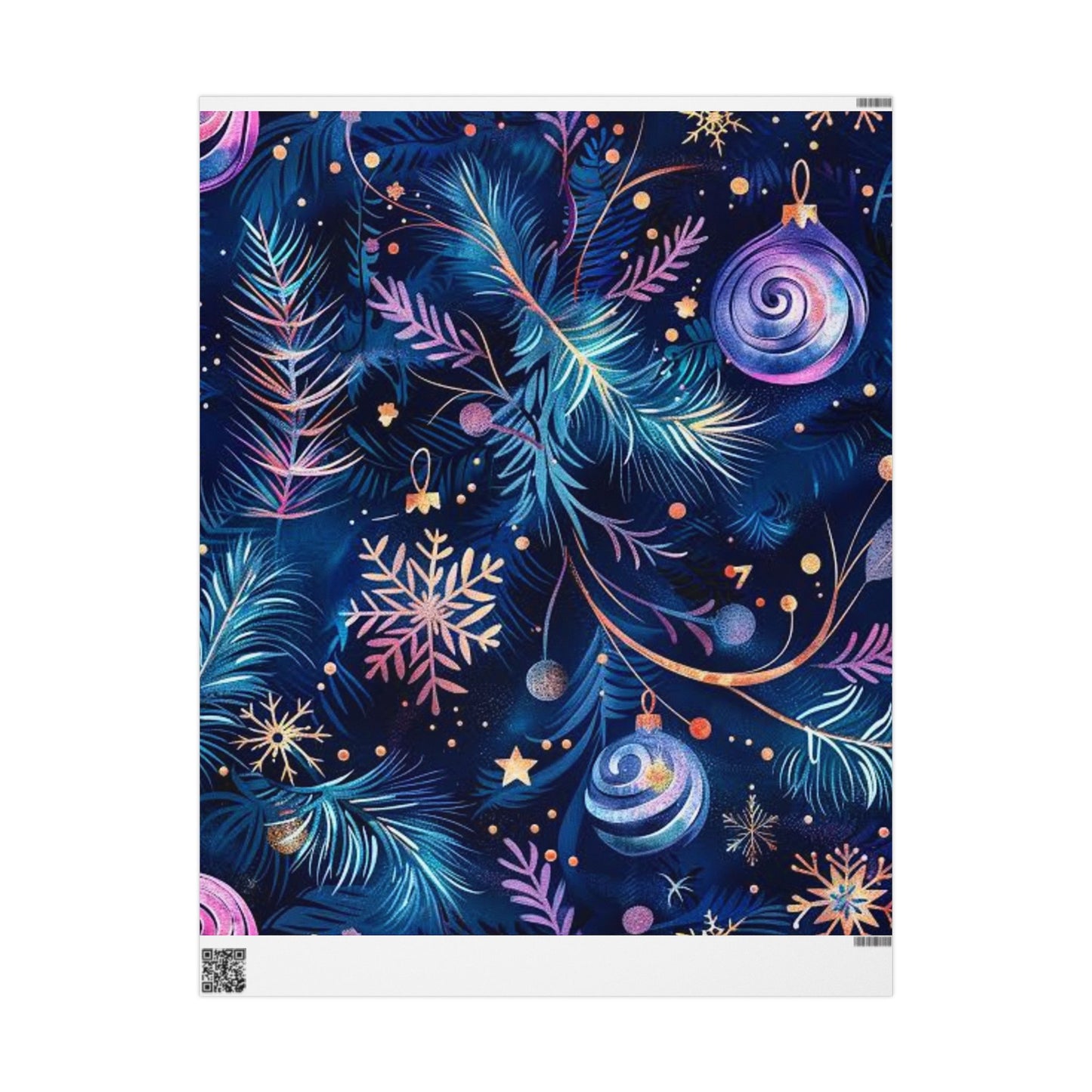 Beautifully Festive Wrapping Paper / Unique Gift Wrap for Holidays, Birthdays, Parties, Christmas, New Year Celebrations