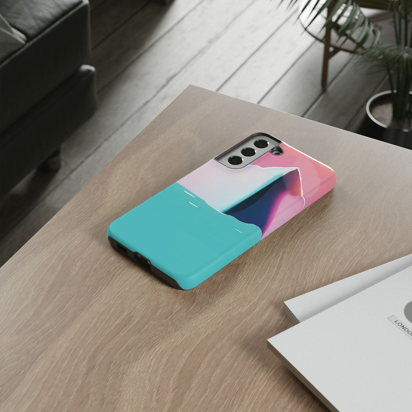 Trendy Phone Case - Abstract Iceberg Design, Phone Cover, Gift for Her, Unique Tech Accessory, Cool Aesthetic