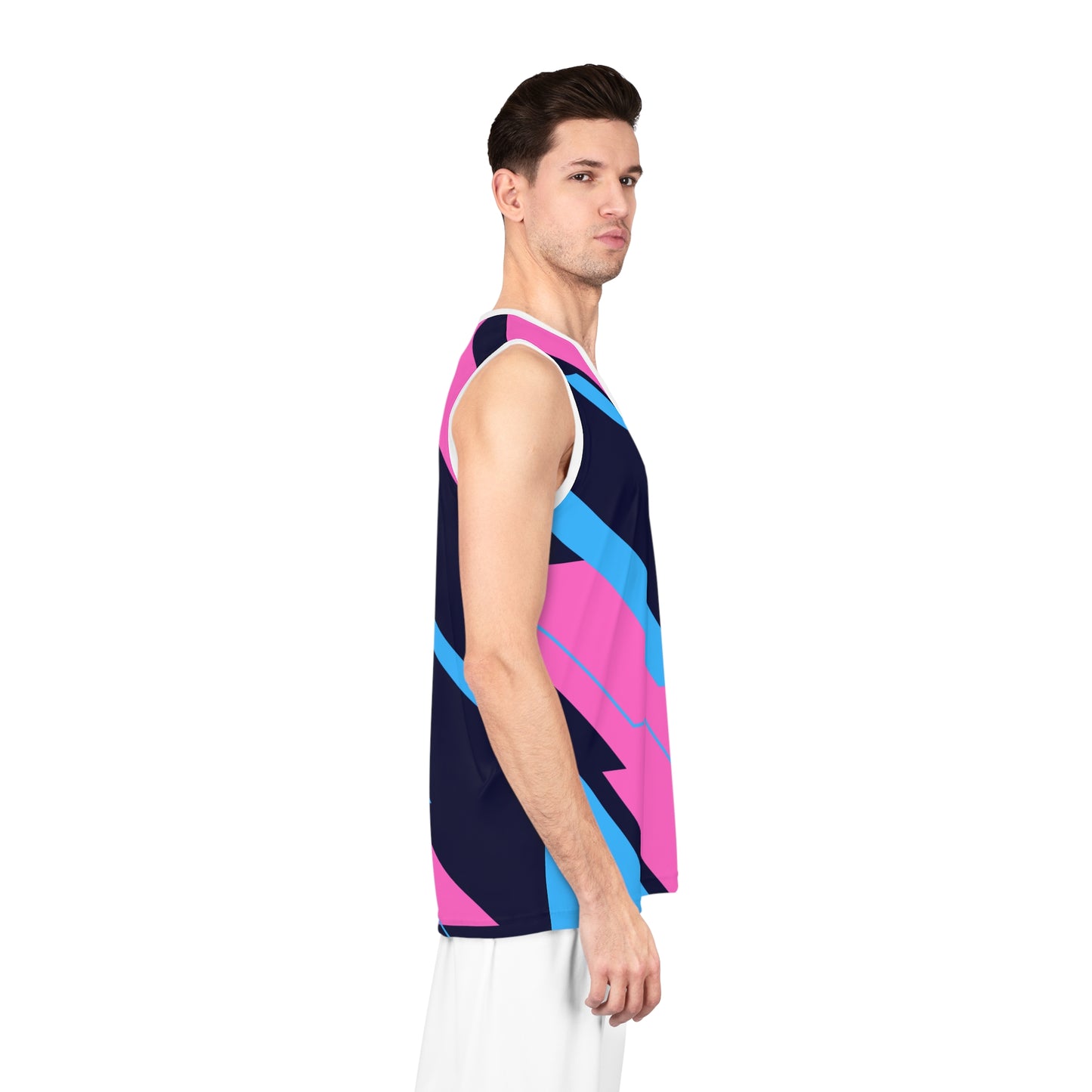 Trendy Basketball Jersey, Vibrant Sportswear, Custom Jersey, Cool Athletic Top, Streetwear Style, Gift for Athletes
