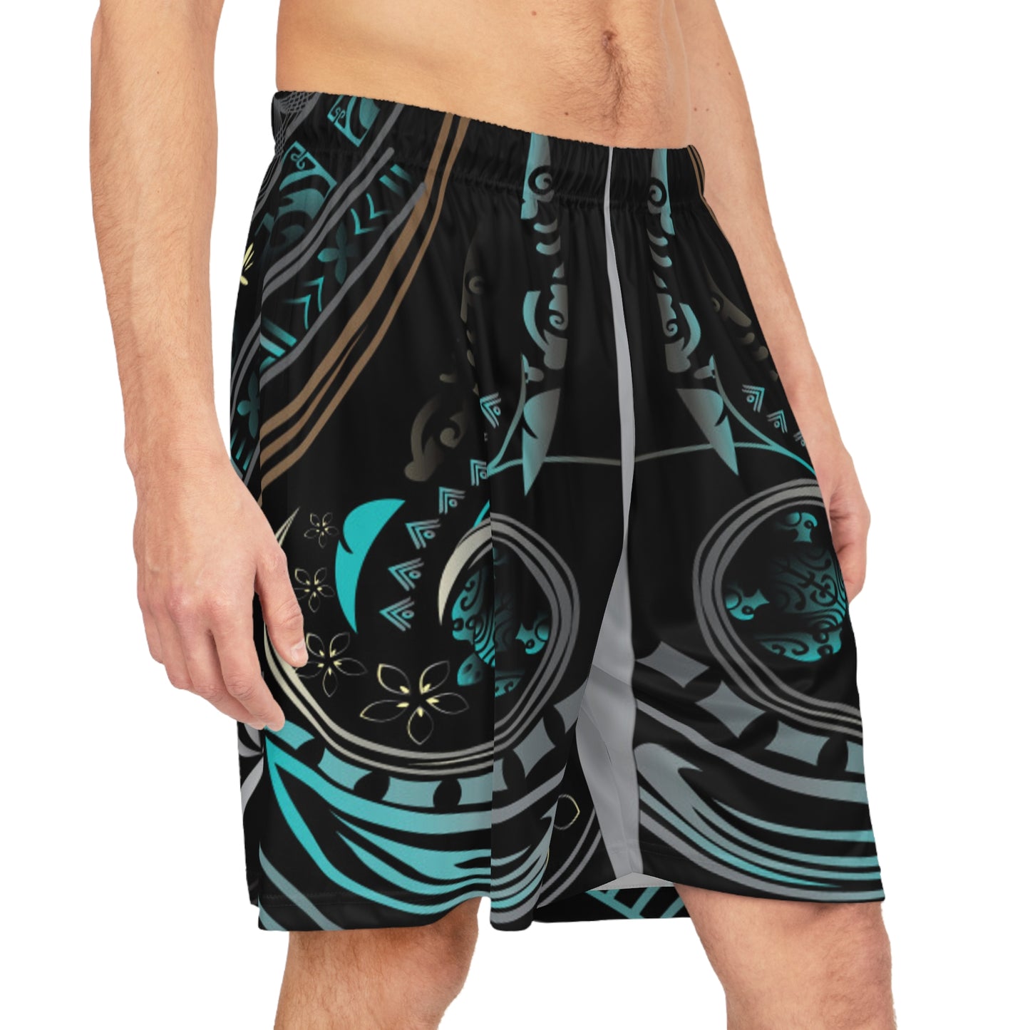 Stylish Basketball Shorts - AOP, Sportswear for Athletes, Casual Summer Shorts, Gift for Basketball Lovers, Streetwear Activewear