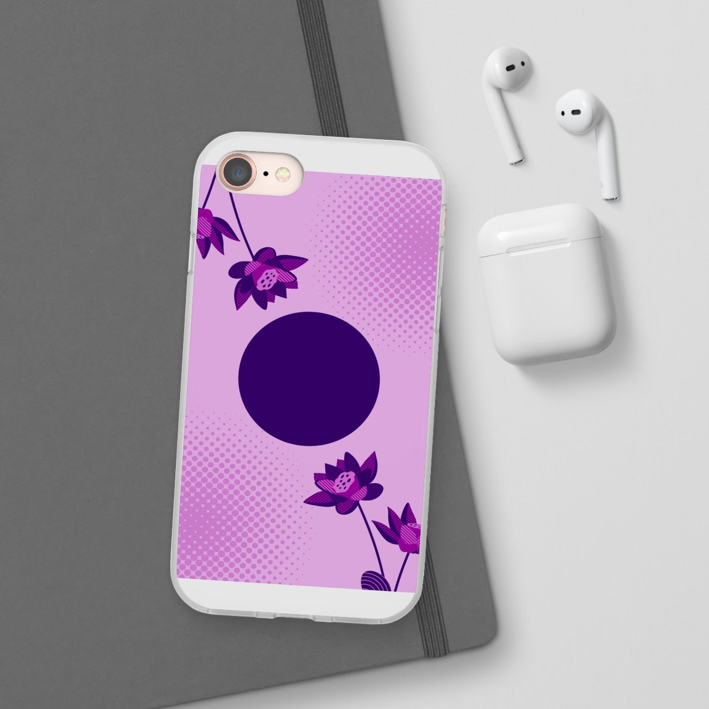 Stylish Floral Flexi Cases for Phone, Cute Phone Cover, Trendy Cell Phone Protection, Gift for Her, Birthday Party Accessory