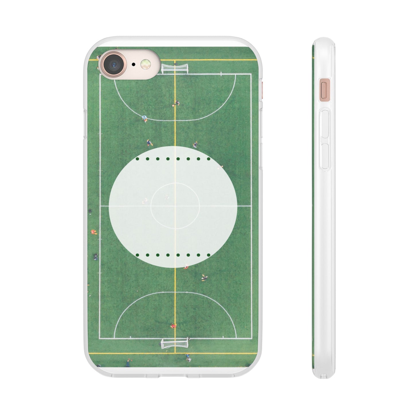 Soccer Field Phone Cases, Sporty Flexi Cases for Sports Lovers, Gift for Athletes, Unique Phone Cover, Perfect for Game Day