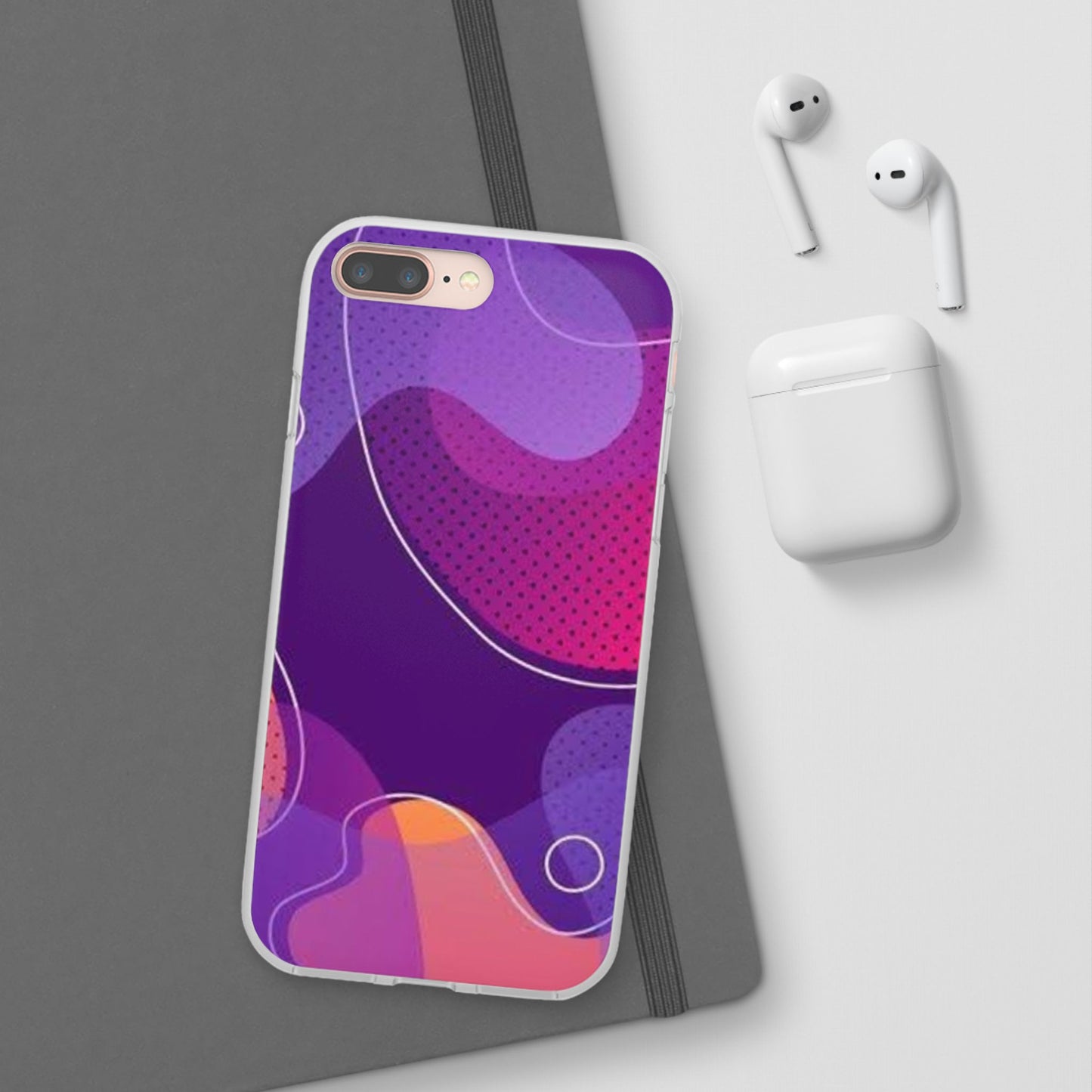 Colorful Abstract Phone Case, Trendy Smartphone Cover, Vibrant Phone Accessory, Gift for Her, Modern Trendy Design