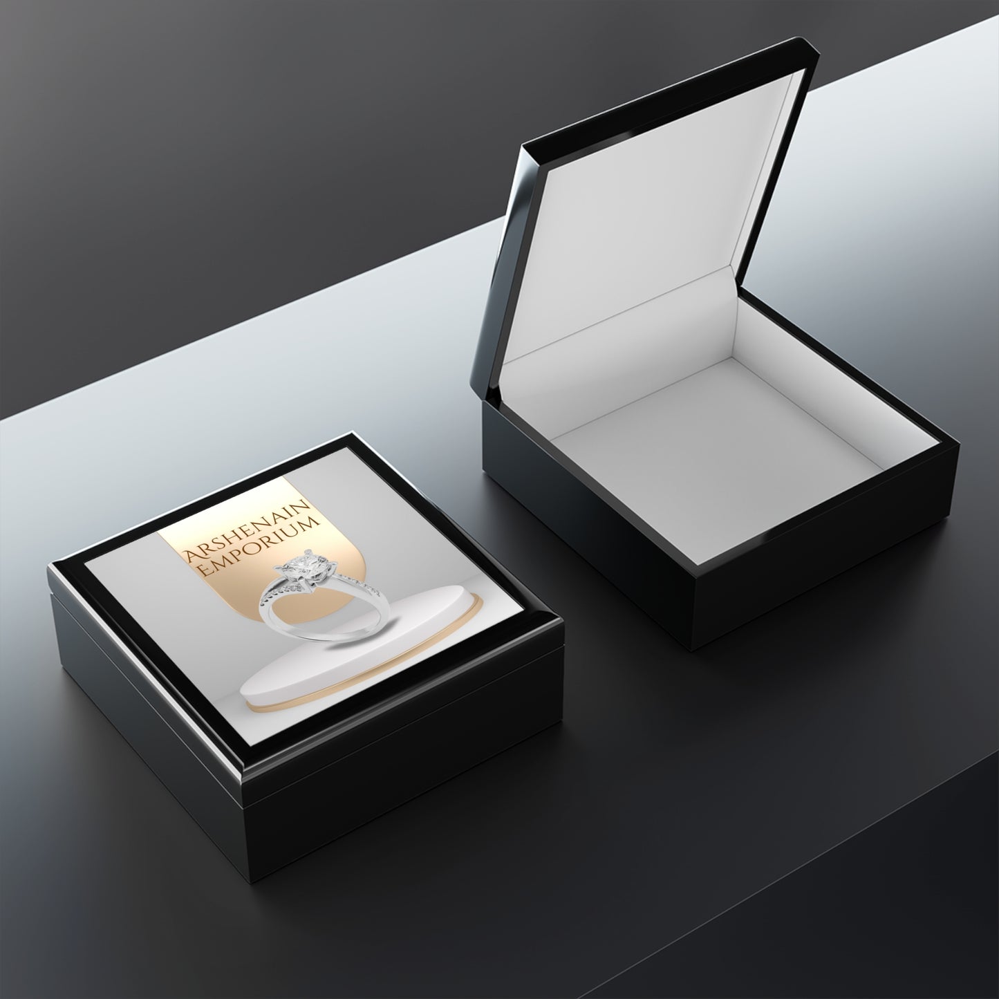 Elegant Jewelry Box for Rings, Perfect Gift for Anniversaries, Birthdays, Brides, Jewelry Organizer, Keepsake Storage