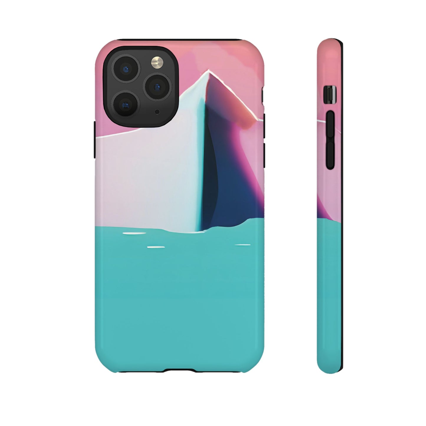 Trendy Phone Case - Abstract Iceberg Design, Phone Cover, Gift for Her, Unique Tech Accessory, Cool Aesthetic