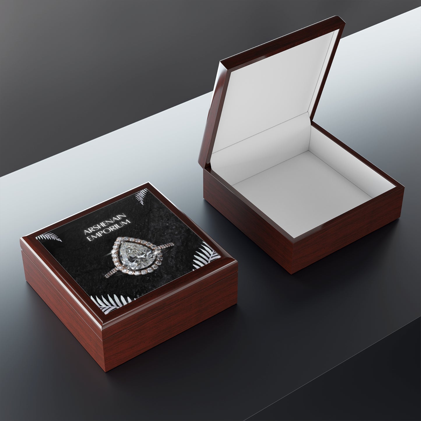 Elegant Jewelry Box with Sparkling Design - Perfect for Gifts, Ring Storage, Home Décor, Wedding Keepsakes, Anniversary Present
