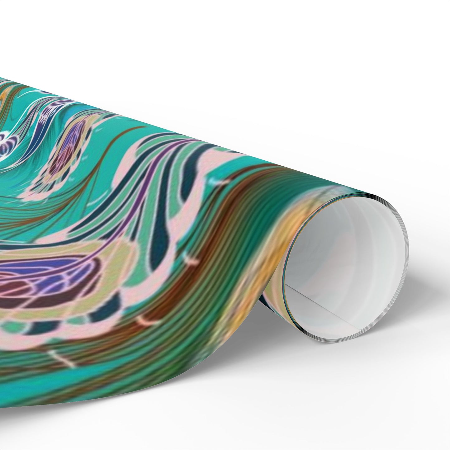 Peacock Feather Colorful Wrapping Paper, Decorative Gift Wrap Roll, Eco-Friendly Gift Wrap, Holiday Wrapping, Party Supplies, Unique Gift Planner