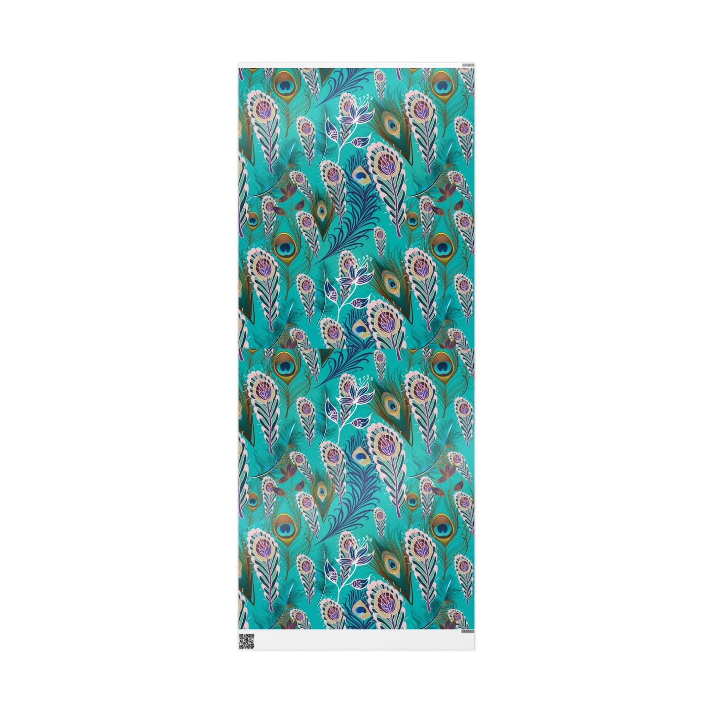 Peacock Feather Colorful Wrapping Paper, Decorative Gift Wrap Roll, Eco-Friendly Gift Wrap, Holiday Wrapping, Party Supplies, Unique Gift Planner