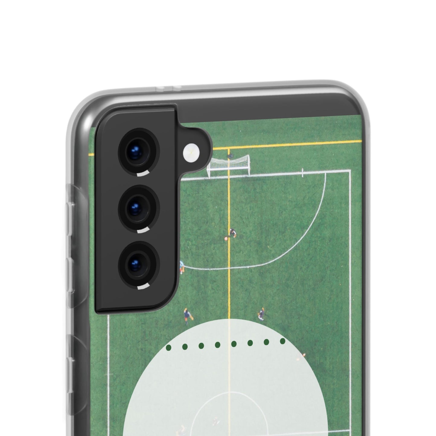 Soccer Field Phone Cases, Sporty Flexi Cases for Sports Lovers, Gift for Athletes, Unique Phone Cover, Perfect for Game Day
