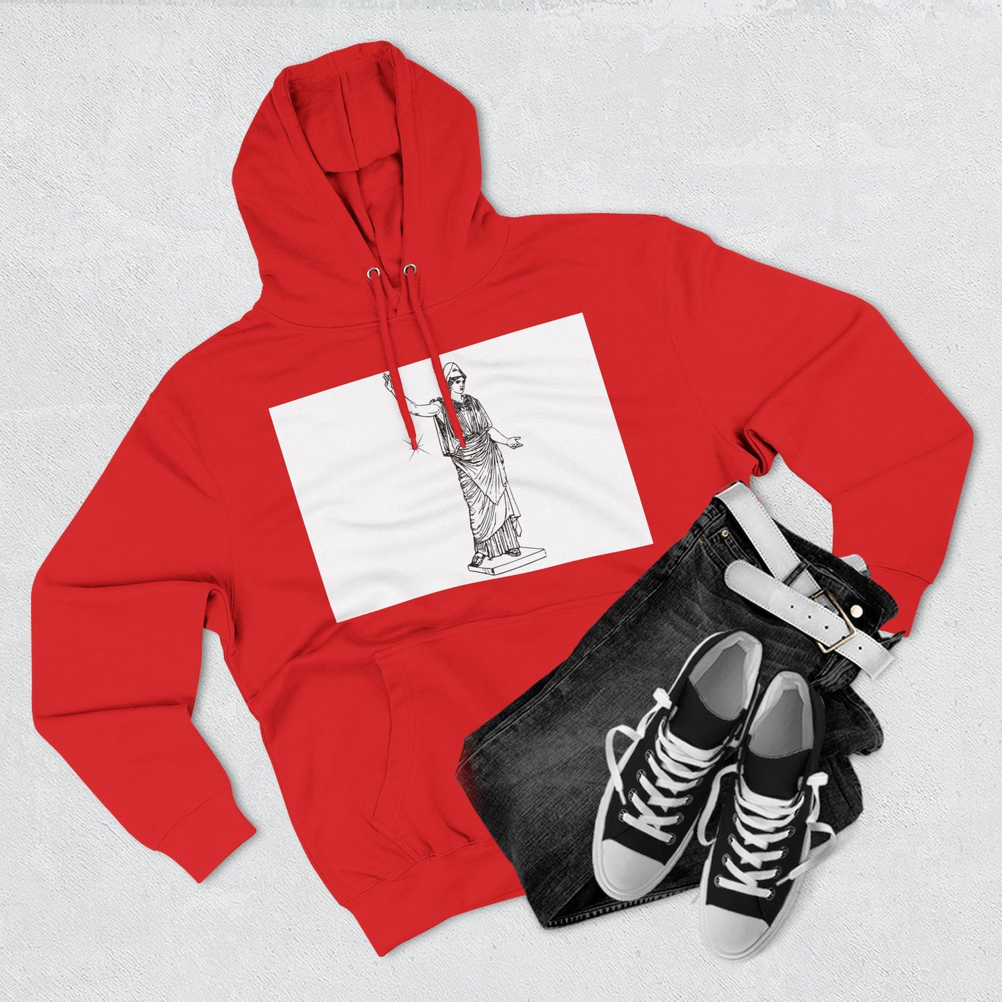 Artistic Fleece Hoodie - Cozy Streetwear for Creative Souls | Gift for Artists, Fashion Lovers, Stylish Comfort