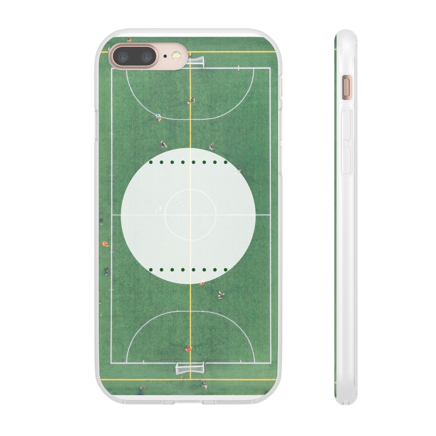Soccer Field Phone Cases, Sporty Flexi Cases for Sports Lovers, Gift for Athletes, Unique Phone Cover, Perfect for Game Day