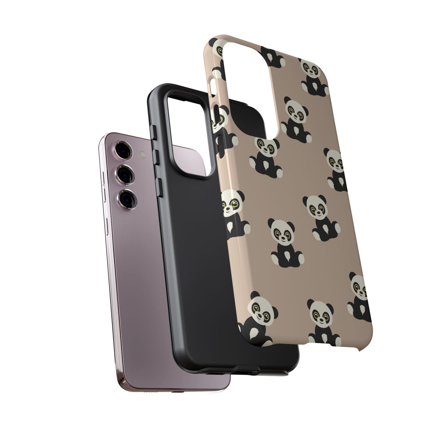 Panda Phone Case, Cute Phone Cover, Animal Print Case, Tough Phone Protector, Gift for Animal Lovers, Kawaii Aesthetic