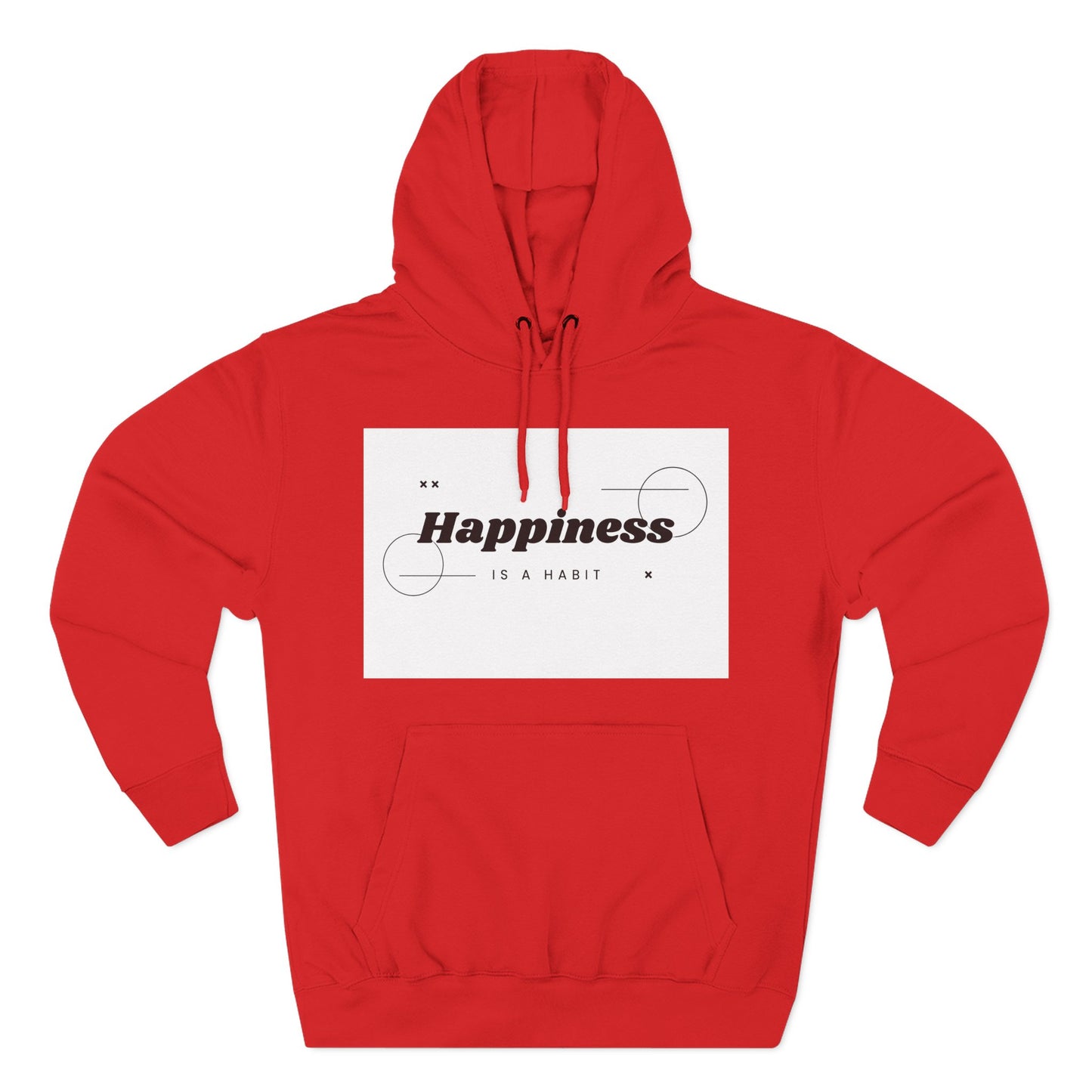 Happiness Is A Habit Hoodie, Cozy Sweatshirt, Motivational Apparel, Ideal Gift for Her, Everyday Comfort Wear