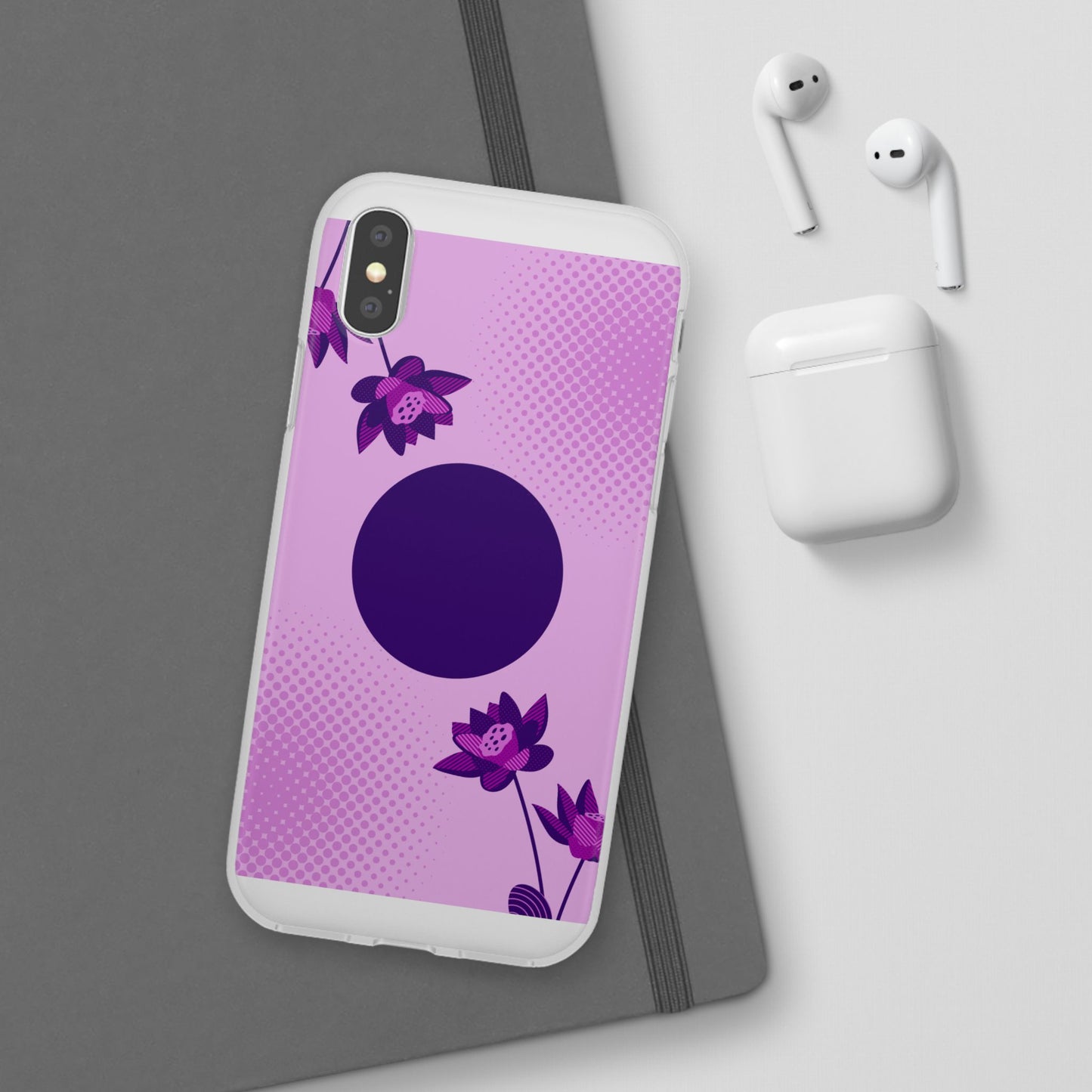 Stylish Floral Flexi Cases for Phone, Cute Phone Cover, Trendy Cell Phone Protection, Gift for Her, Birthday Party Accessory