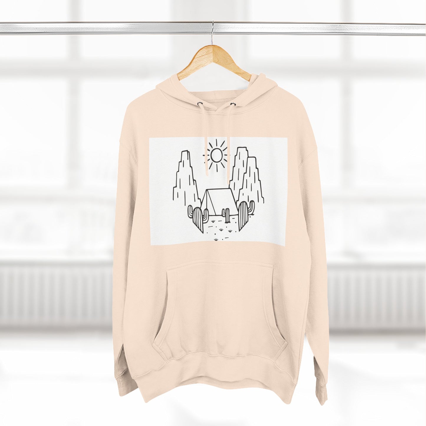 Cozy Adventure Hoodie, Graphic Fleece Pullover, Outdoor Fun Apparel, Gift for Nature Lovers, Travel Companion