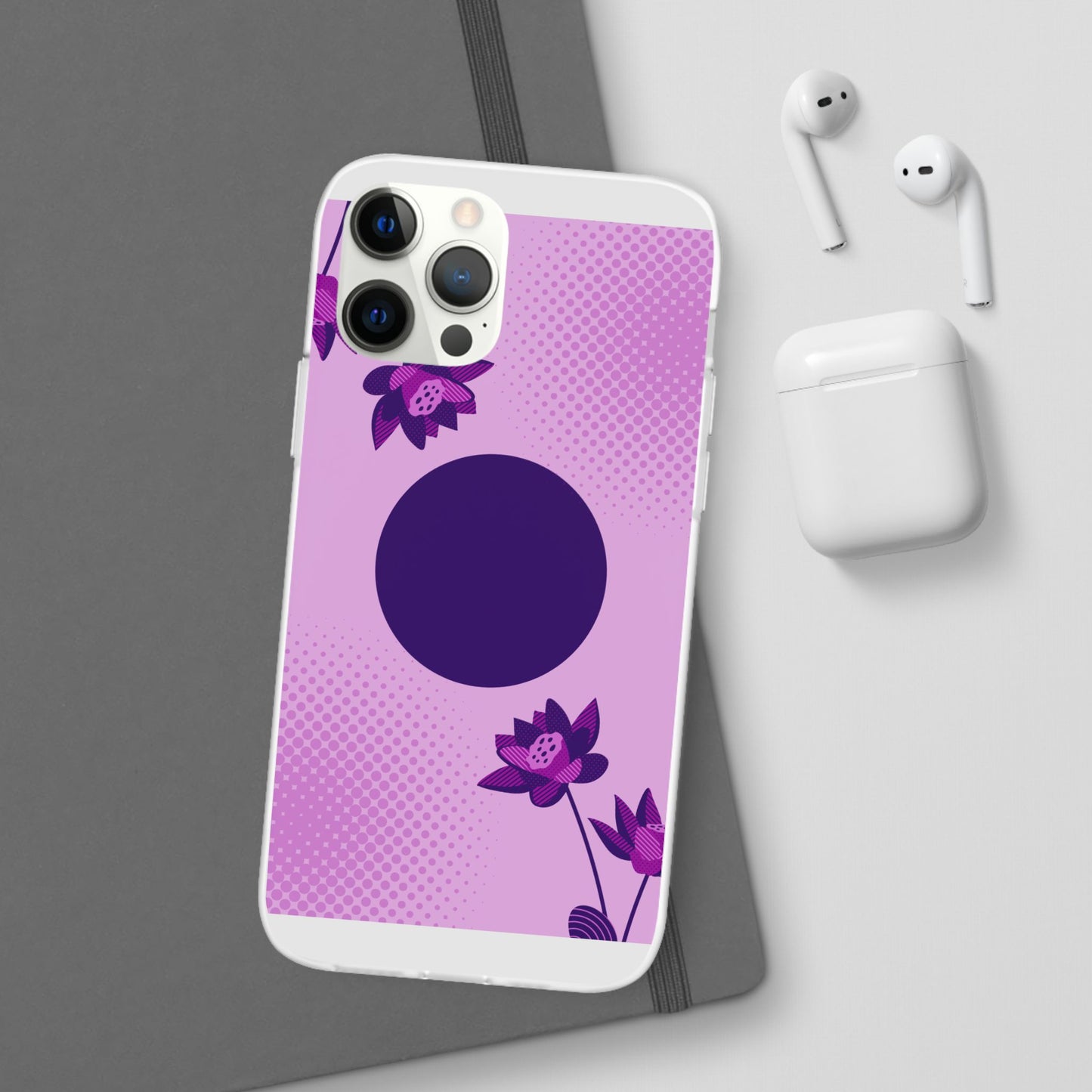 Stylish Floral Flexi Cases for Phone, Cute Phone Cover, Trendy Cell Phone Protection, Gift for Her, Birthday Party Accessory
