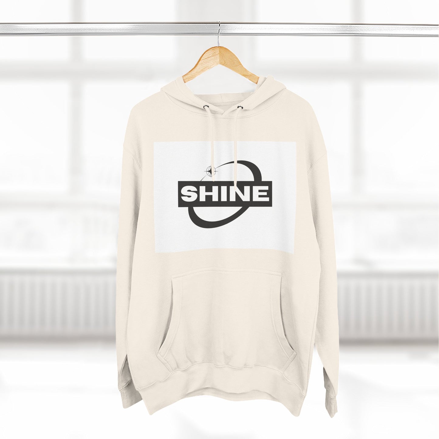 Shine & Aspire Fleece Hoodie - Cozy Sweatshirt for Inspiration, Perfect for Gifts, Winter Wear, Motivational Apparel, Casual Style