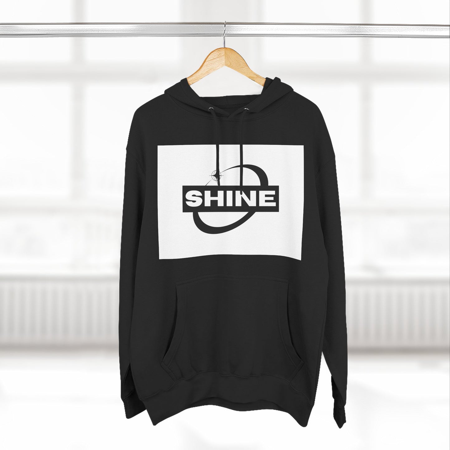 Shine & Aspire Fleece Hoodie - Cozy Sweatshirt for Inspiration, Perfect for Gifts, Winter Wear, Motivational Apparel, Casual Style