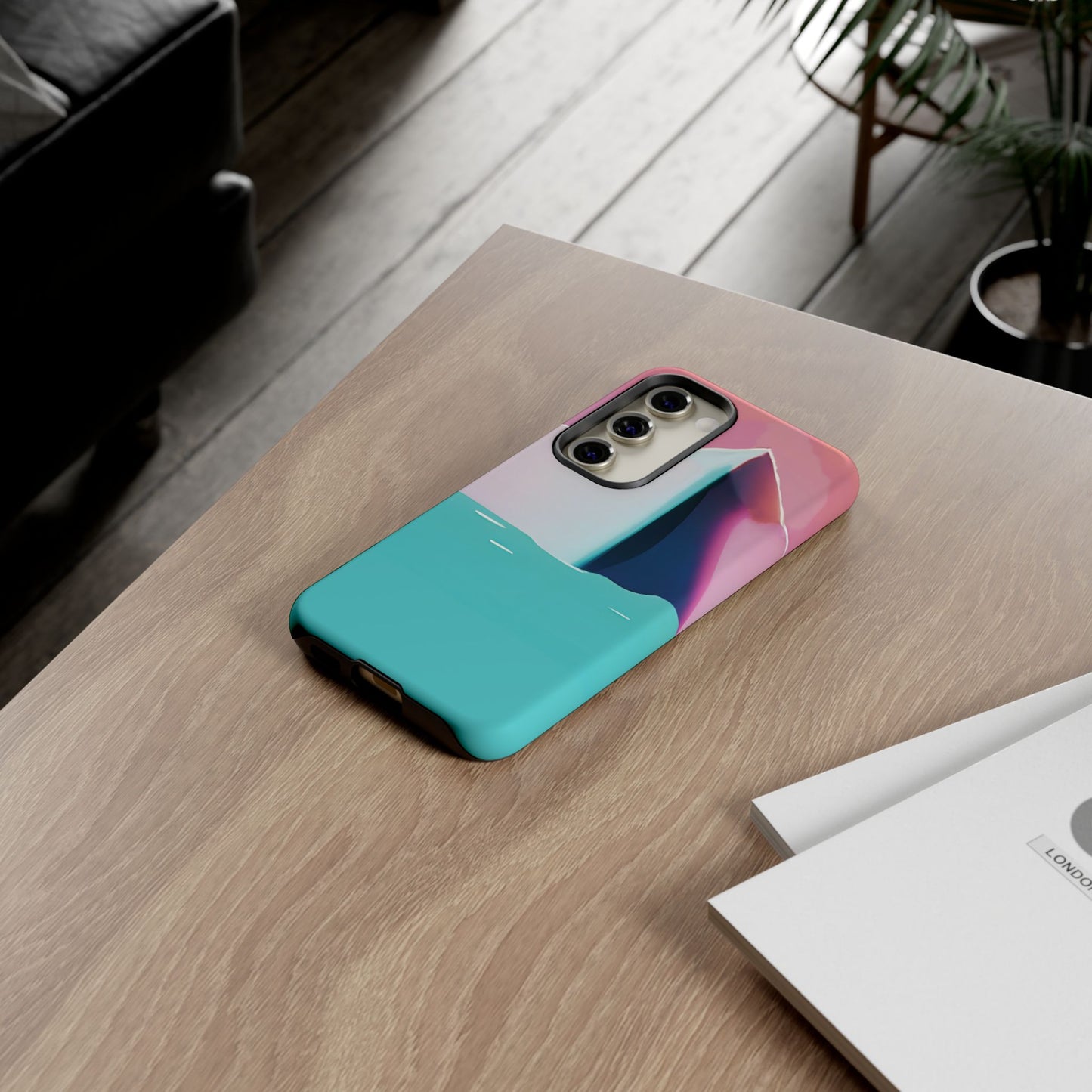 Trendy Phone Case - Abstract Iceberg Design, Phone Cover, Gift for Her, Unique Tech Accessory, Cool Aesthetic