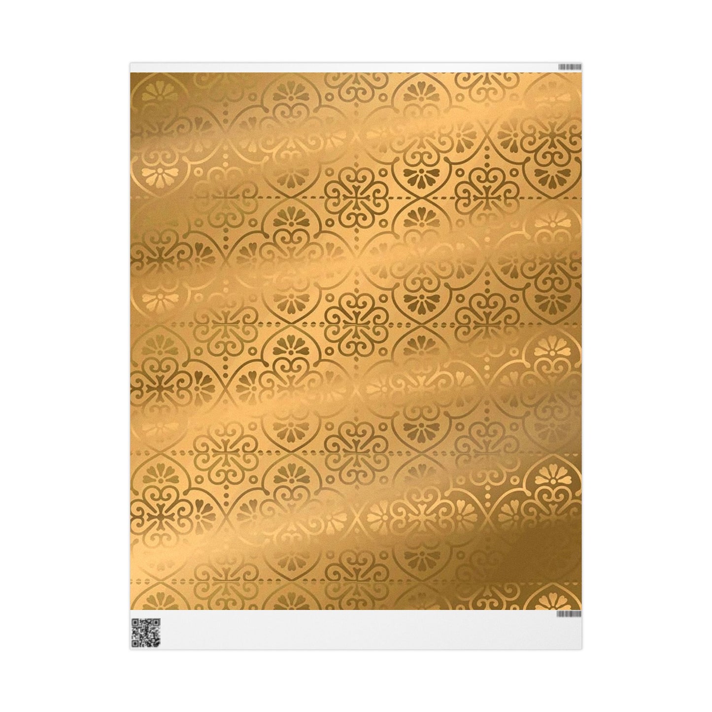 Gold Elegant Wrapping Paper, Gift Wrap for All Occasions, Gold Foil Striped Design, Birthday, Wedding, Christmas, Holiday Gifts