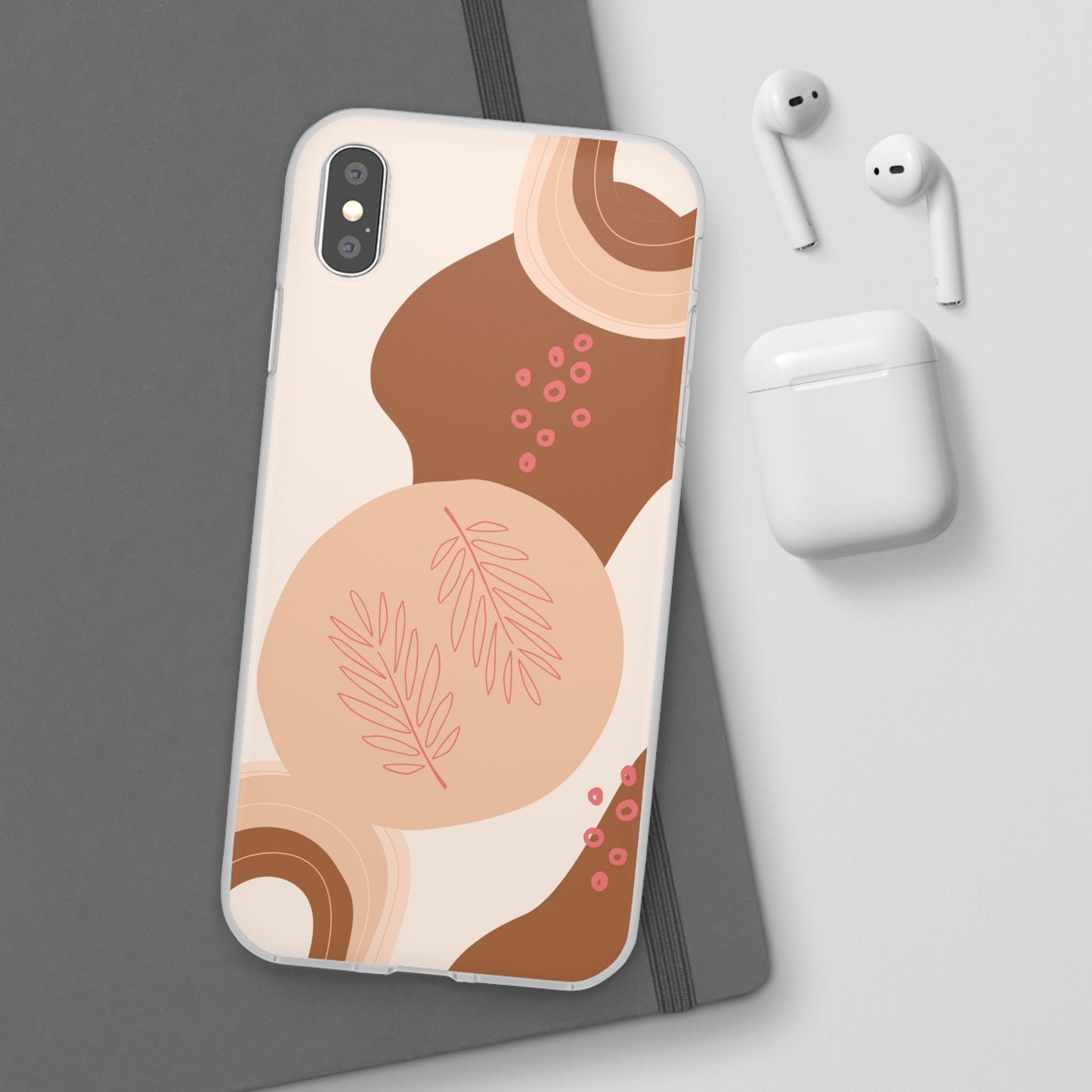 Boho Chic Flexi Cases | Trendy Phone Cover, Gifts for Her, Modern Design, Aesthetic Accessories, Nature-Inspired