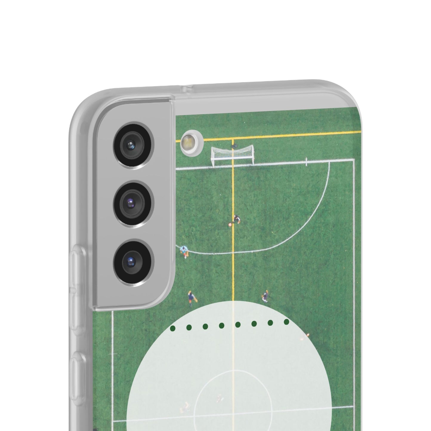 Soccer Field Phone Cases, Sporty Flexi Cases for Sports Lovers, Gift for Athletes, Unique Phone Cover, Perfect for Game Day