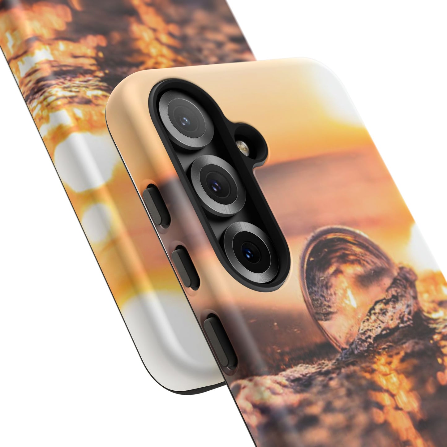 Sunset Bubble Phone Case, Tough Cases, Beach Lover Gift, Summer Vibes, Cell Phone Accessories, Unique Design, Nature Photography