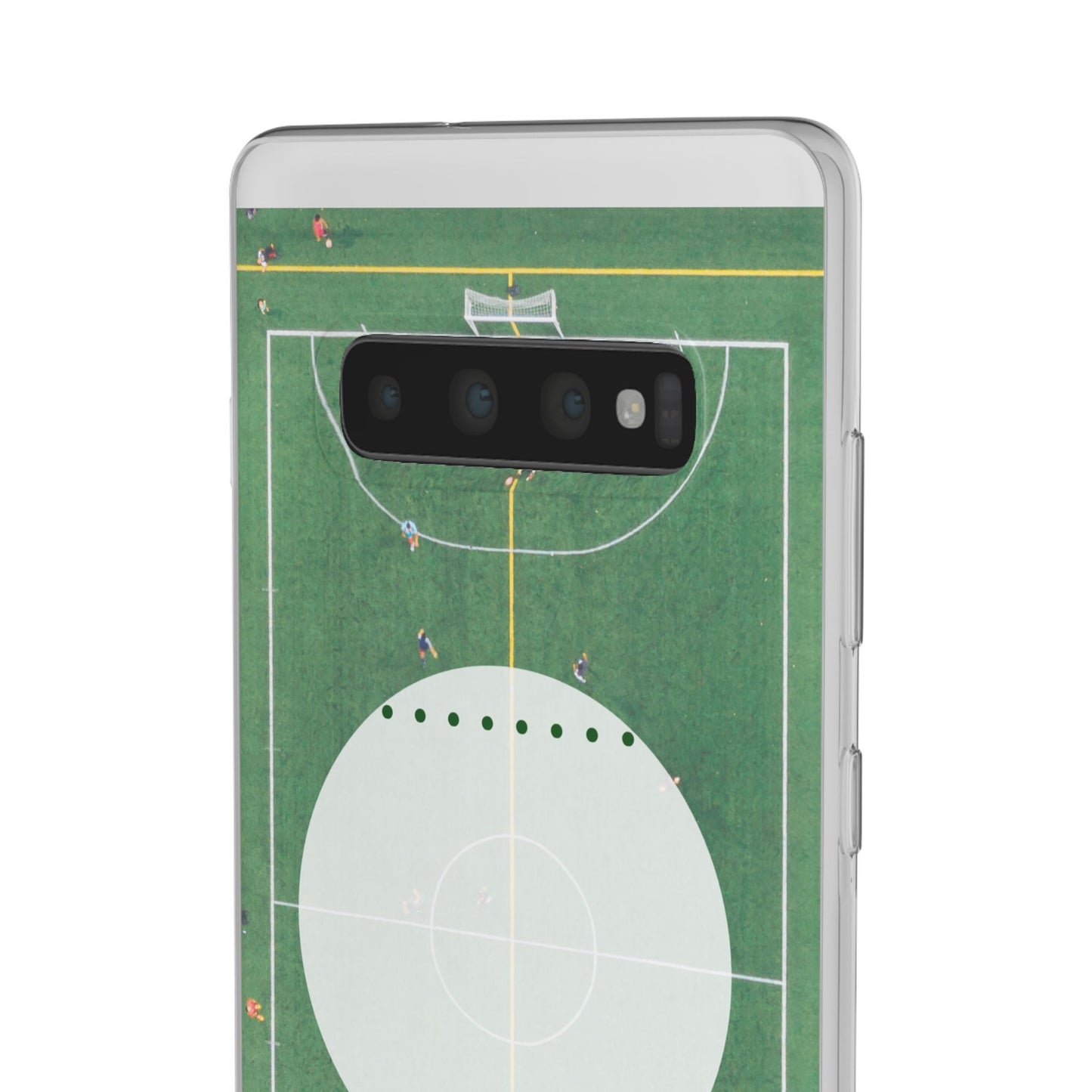 Soccer Field Phone Cases, Sporty Flexi Cases for Sports Lovers, Gift for Athletes, Unique Phone Cover, Perfect for Game Day