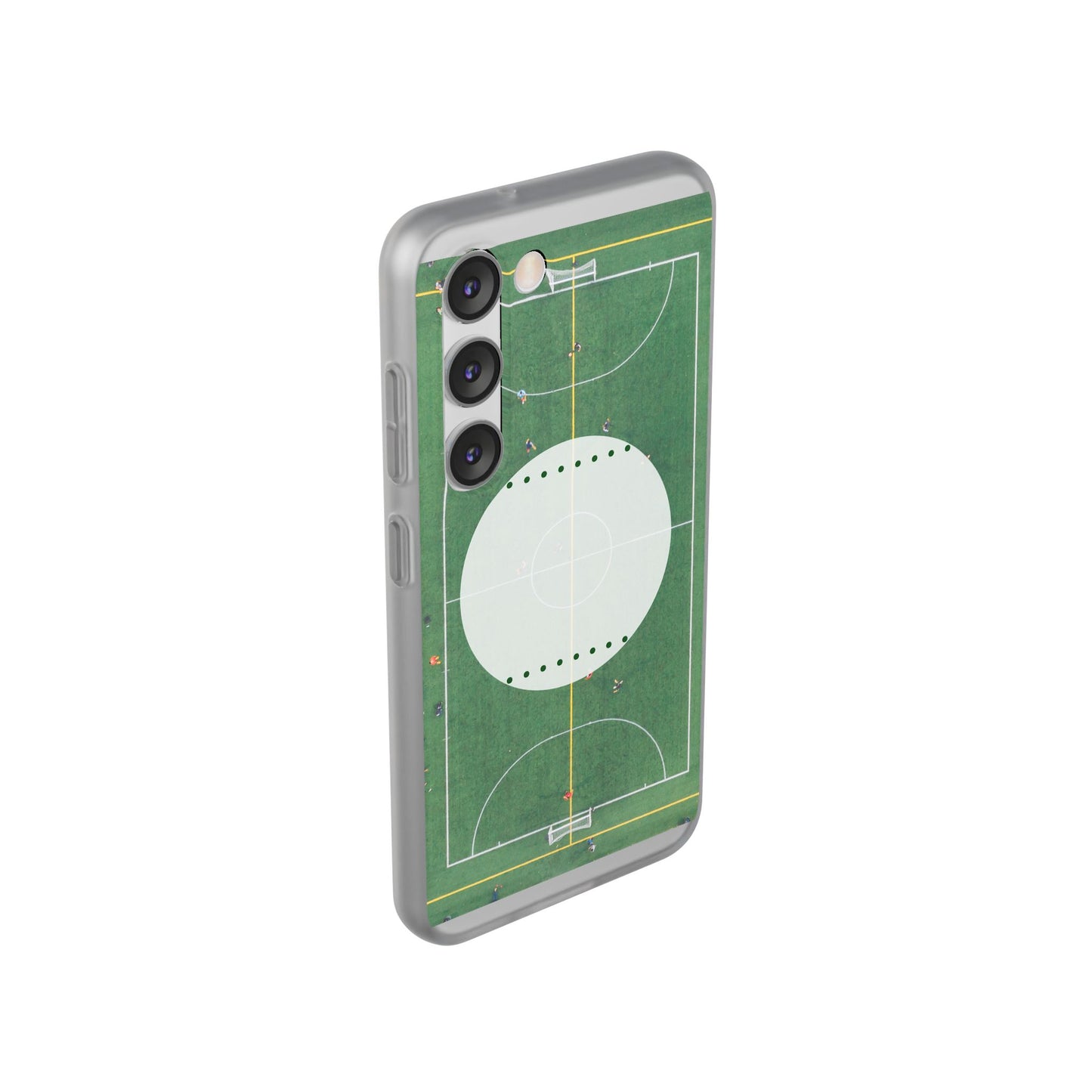 Soccer Field Phone Cases, Sporty Flexi Cases for Sports Lovers, Gift for Athletes, Unique Phone Cover, Perfect for Game Day