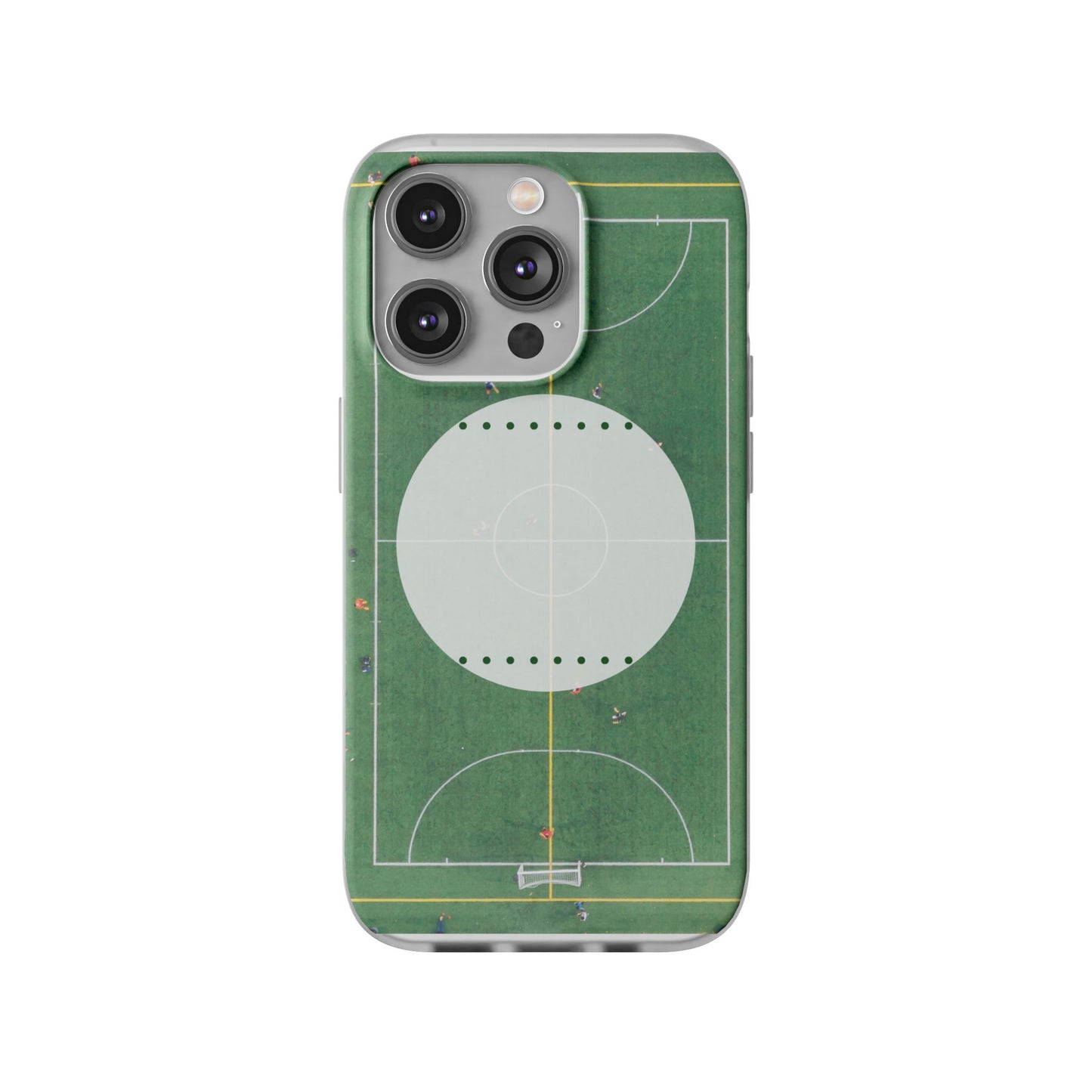 Soccer Field Phone Cases, Sporty Flexi Cases for Sports Lovers, Gift for Athletes, Unique Phone Cover, Perfect for Game Day