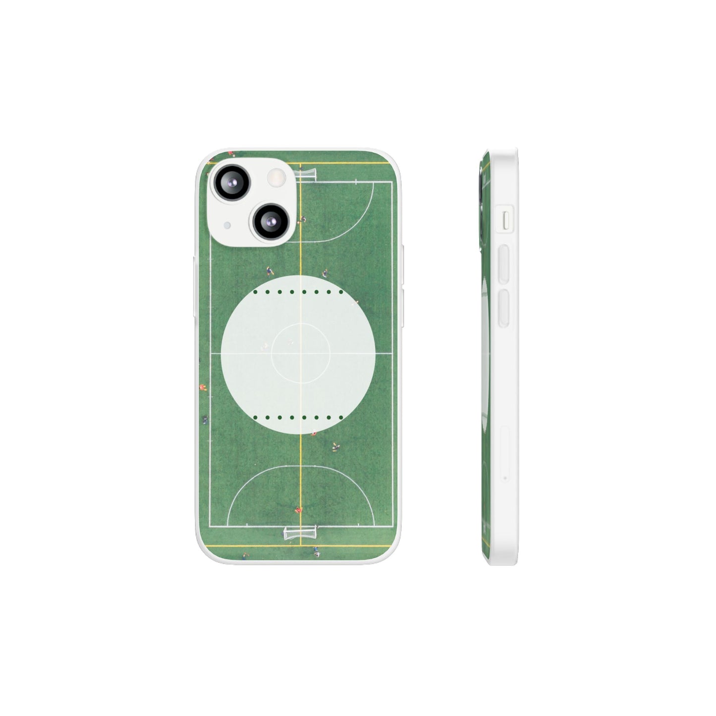 Soccer Field Phone Cases, Sporty Flexi Cases for Sports Lovers, Gift for Athletes, Unique Phone Cover, Perfect for Game Day