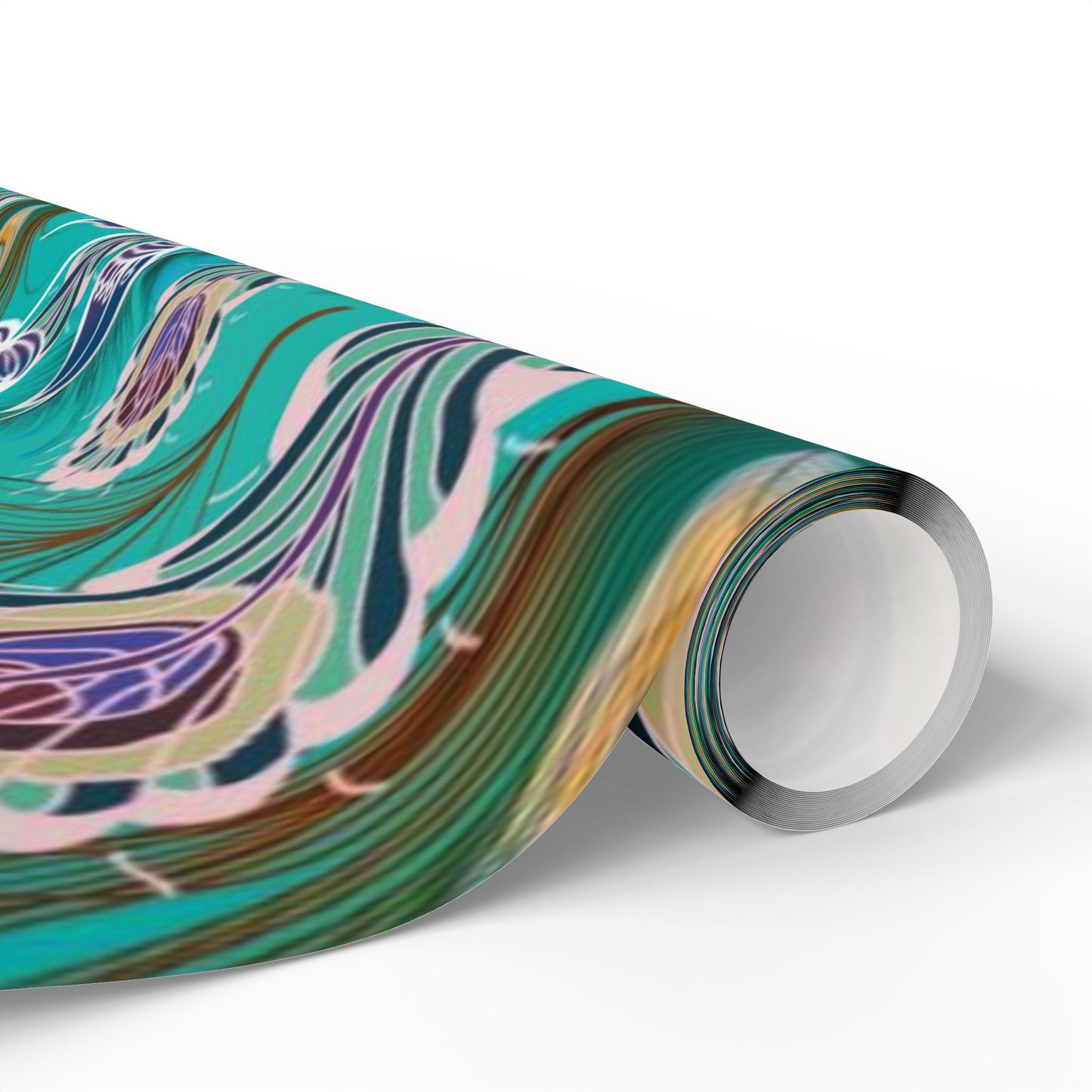 Peacock Feather Colorful Wrapping Paper, Decorative Gift Wrap Roll, Eco-Friendly Gift Wrap, Holiday Wrapping, Party Supplies, Unique Gift Planner