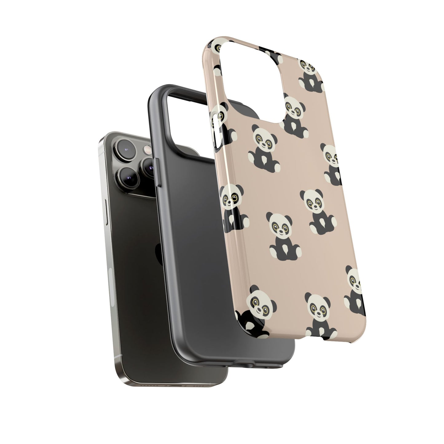 Panda Phone Case, Cute Phone Cover, Animal Print Case, Tough Phone Protector, Gift for Animal Lovers, Kawaii Aesthetic