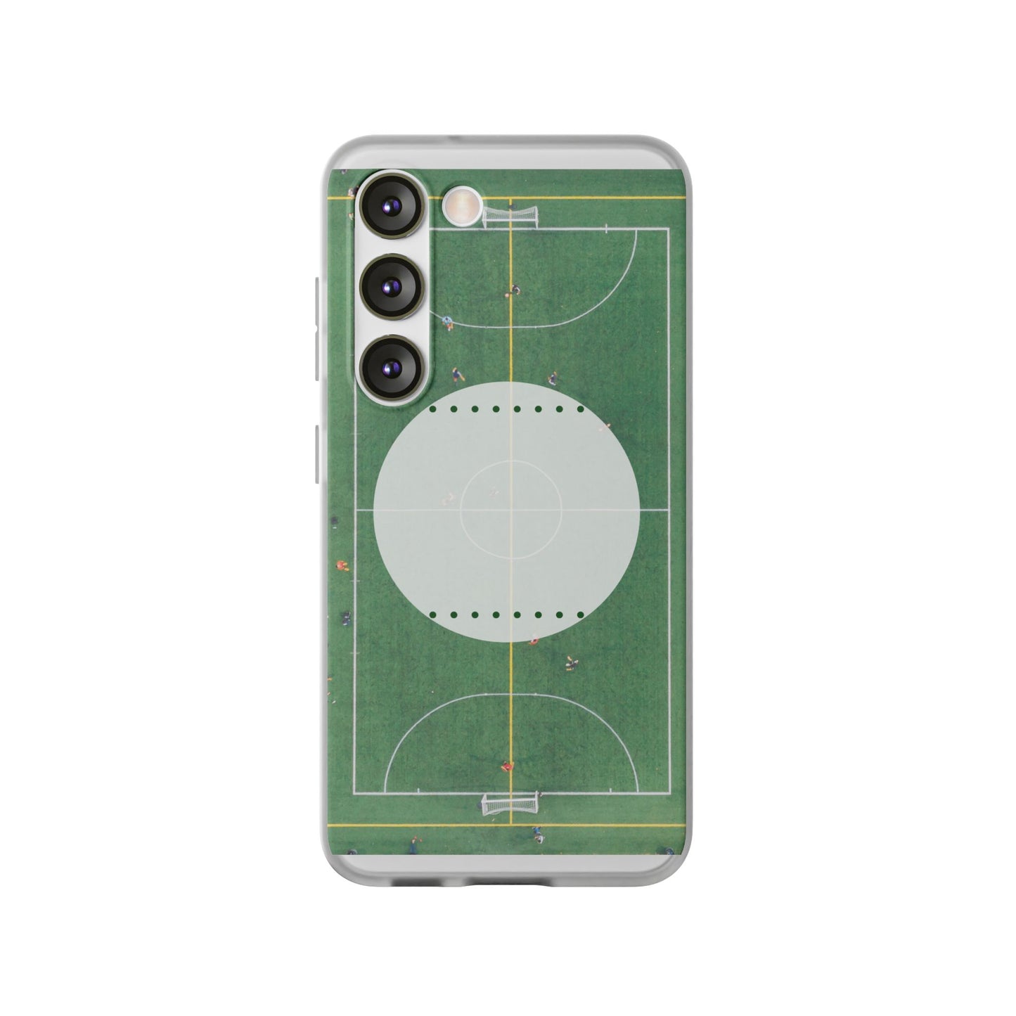 Soccer Field Phone Cases, Sporty Flexi Cases for Sports Lovers, Gift for Athletes, Unique Phone Cover, Perfect for Game Day