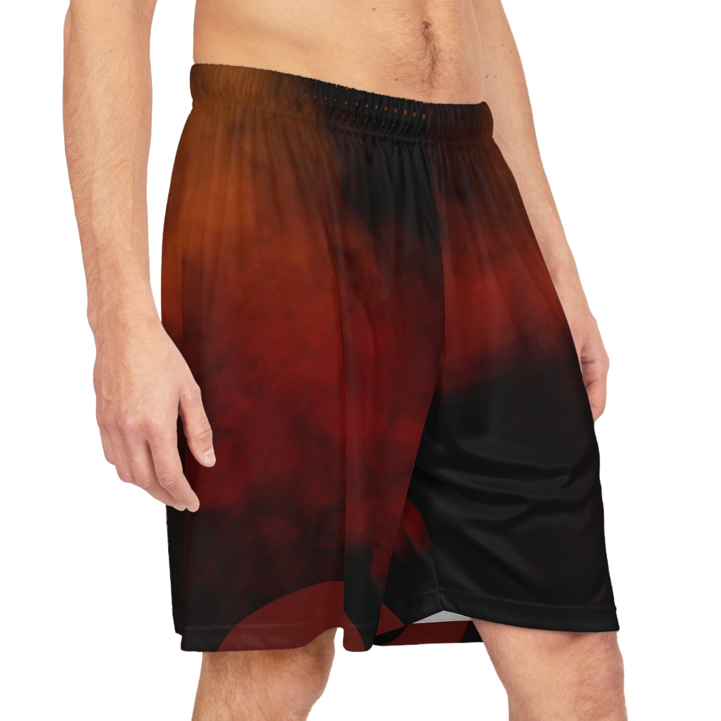 Sunset Cola Ombre Basketball Shorts - Stylish Athletic Wear for Game Days, Summer Sports, Beach Trips, Casual Relaxation, and Everyday Comfort