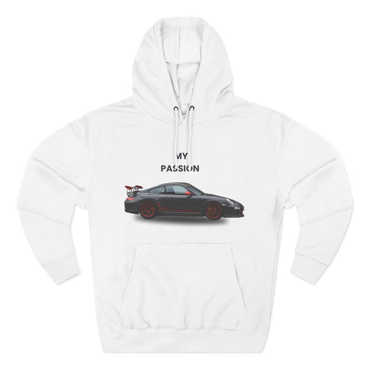 Cool Car Enthusiast Hoodie, Graphic Fleece Sweatshirt, Auto Lover Gift, Motorsport Apparel, Car-Themed Hoodie