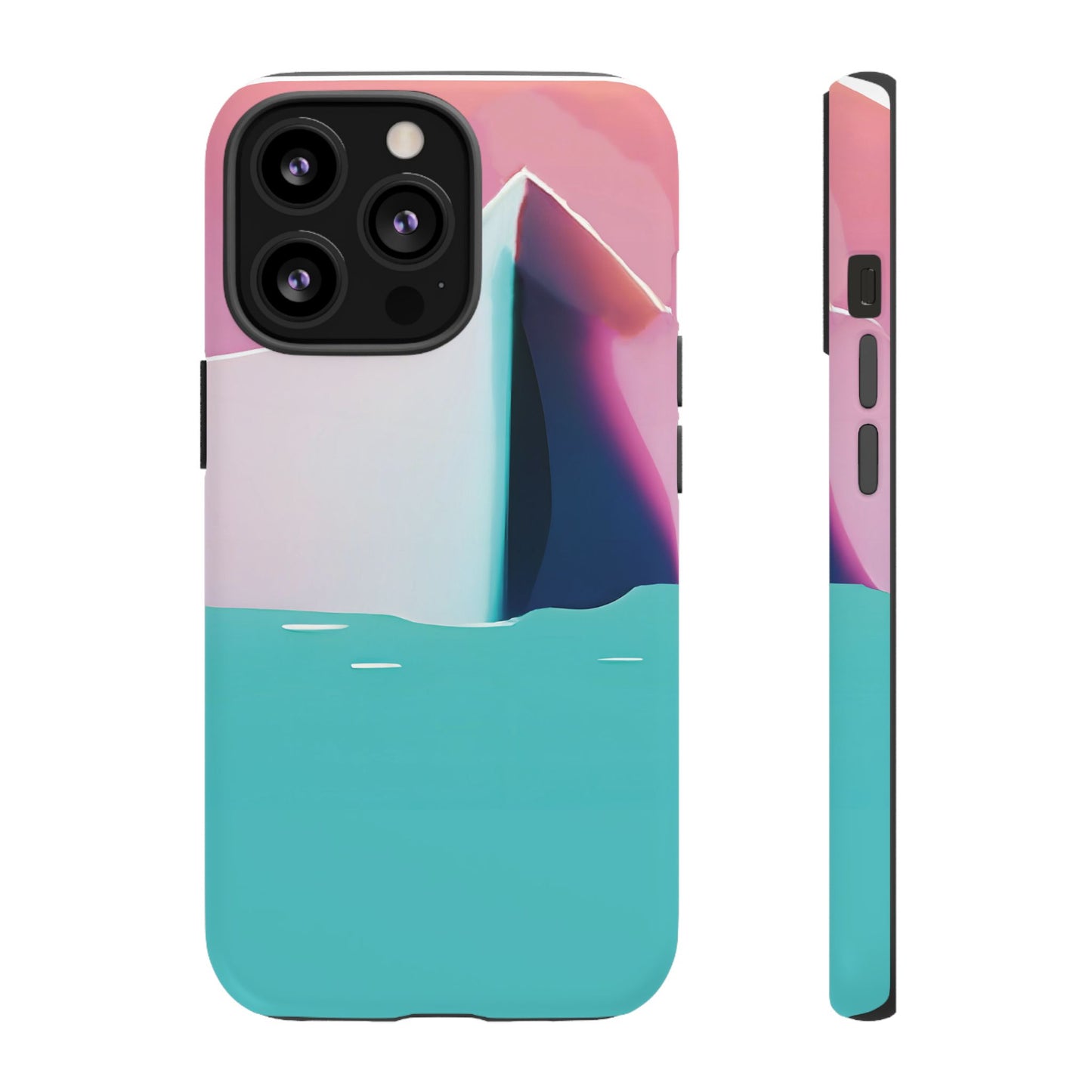 Trendy Phone Case - Abstract Iceberg Design, Phone Cover, Gift for Her, Unique Tech Accessory, Cool Aesthetic