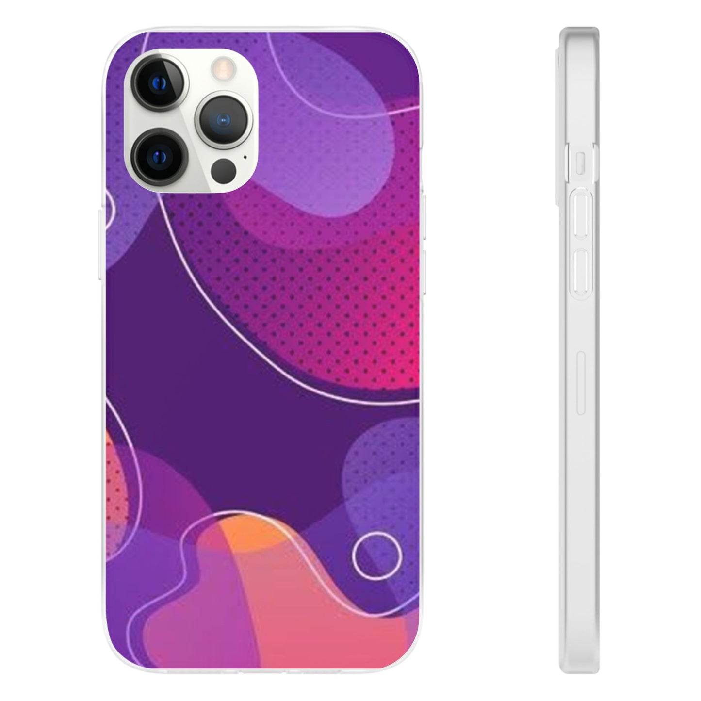 Colorful Abstract Phone Case, Trendy Smartphone Cover, Vibrant Phone Accessory, Gift for Her, Modern Trendy Design