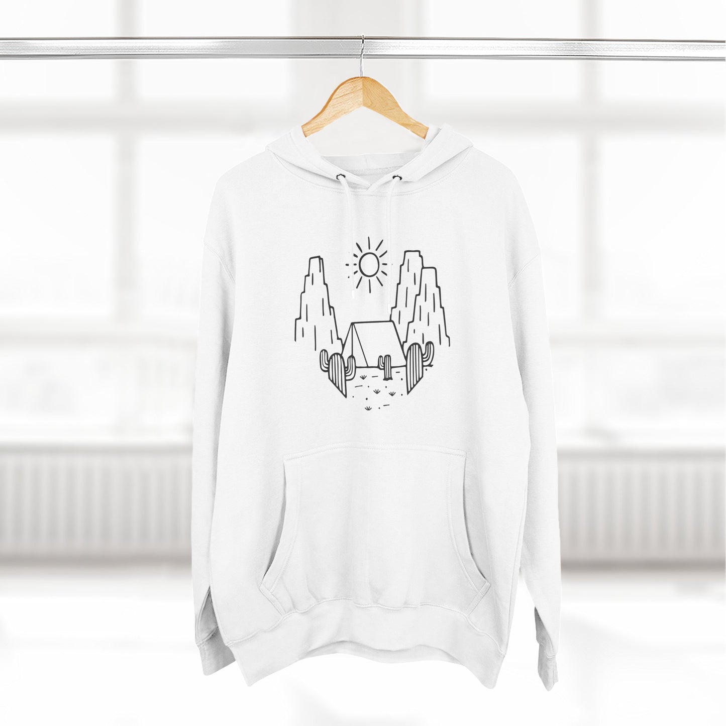 Cozy Adventure Hoodie, Graphic Fleece Pullover, Outdoor Fun Apparel, Gift for Nature Lovers, Travel Companion