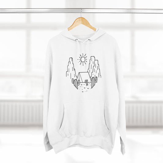 Cozy Adventure Hoodie, Graphic Fleece Pullover, Outdoor Fun Apparel, Gift for Nature Lovers, Travel Companion